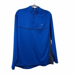 Men's Blue Half-Zip Jacket